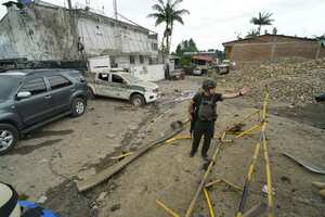 Ataque a estación de policía de Morales cauca por parte de disidencias de las FARC