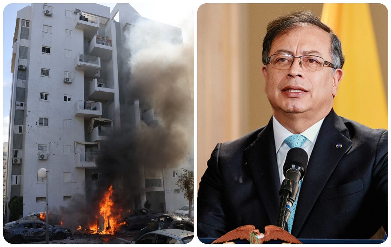 El mandatario colombiano volvió a comparar este conflicto con el de Rusia y Ucrania. (AFP/Presidencia)