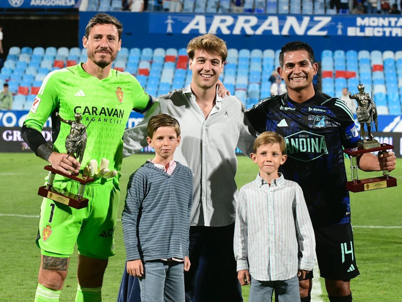 Millonarios venció 2-1 al Real Zaragoza en España.