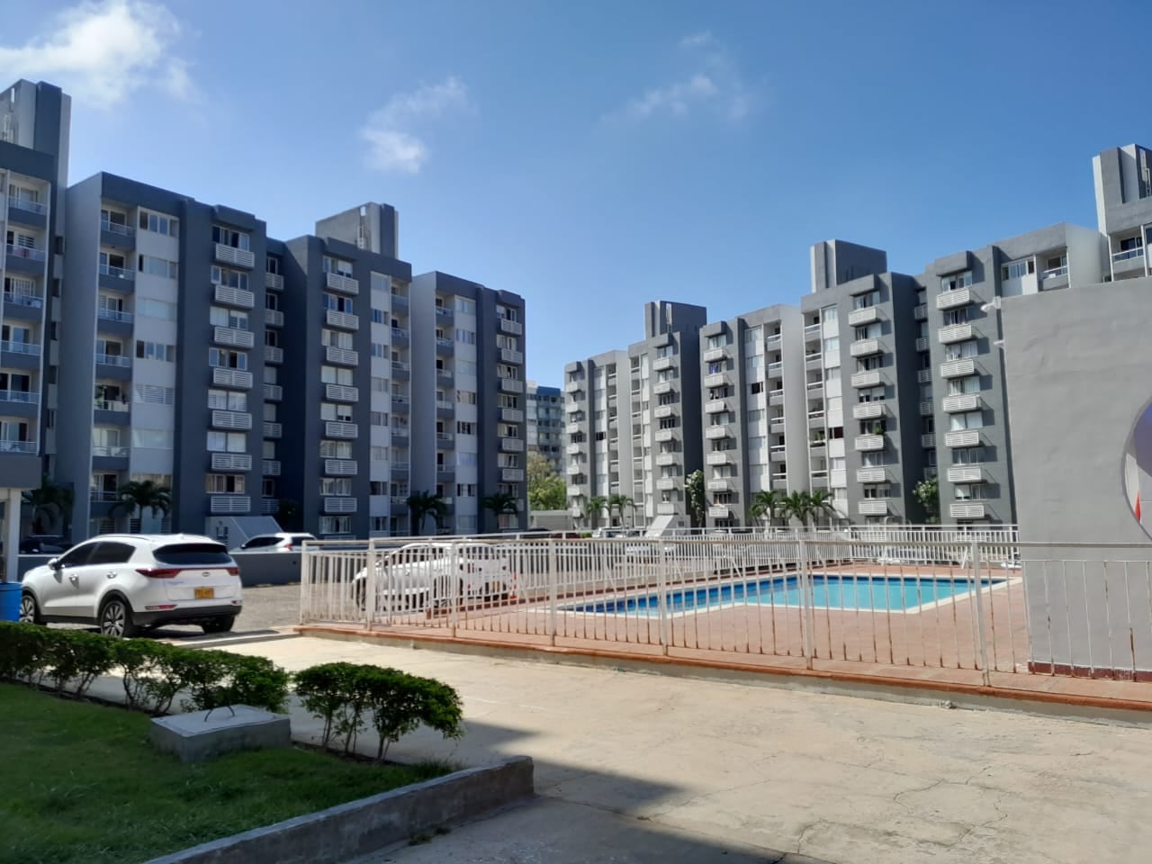 Conjunto residencial donde habrían descubierto el 'robo' de energía en Barranquilla.