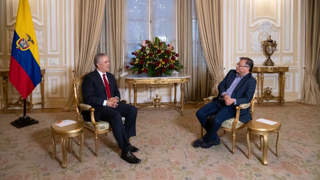 Iván Duque y Gustavo Petro