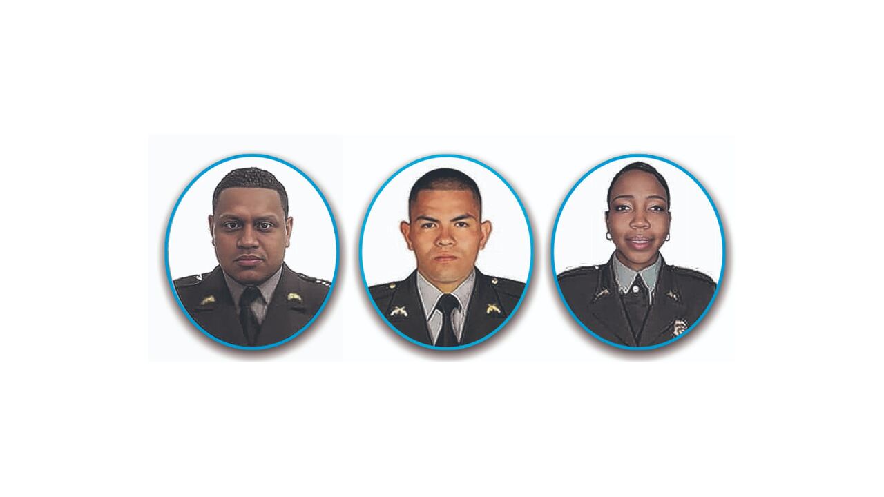 Michael Luis León Aja, José Laureano Orozco Bedoya y Eymy Marllely Rodríguez Gamboa fueron los miembros de la Fuerza Pública asesinados en el departamento del Cauca.