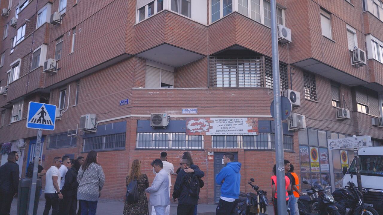 Así luce la calle Guayacán en Madrid, España.