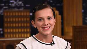 Millie Bobby Brown visita "The Tonight Show Starring Jimmy Fallon" en el Rockefeller Center el 31 de agosto de 2016 en la ciudad de Nueva York.