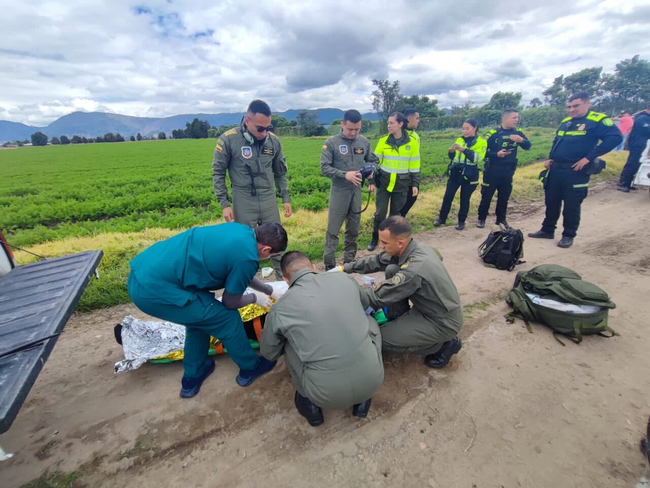 Avioneta en Guaymaral