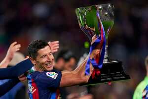 Robert Lewandowski, delantero del FC Barcelona.