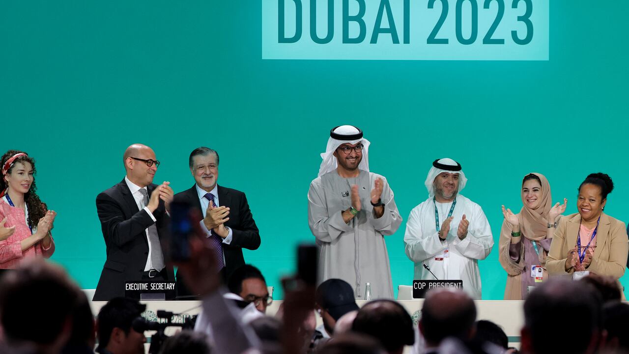"Tenemos la base para lograr un cambio transformador", dijo el presidente de la COP28, Sultan Al Jaber.