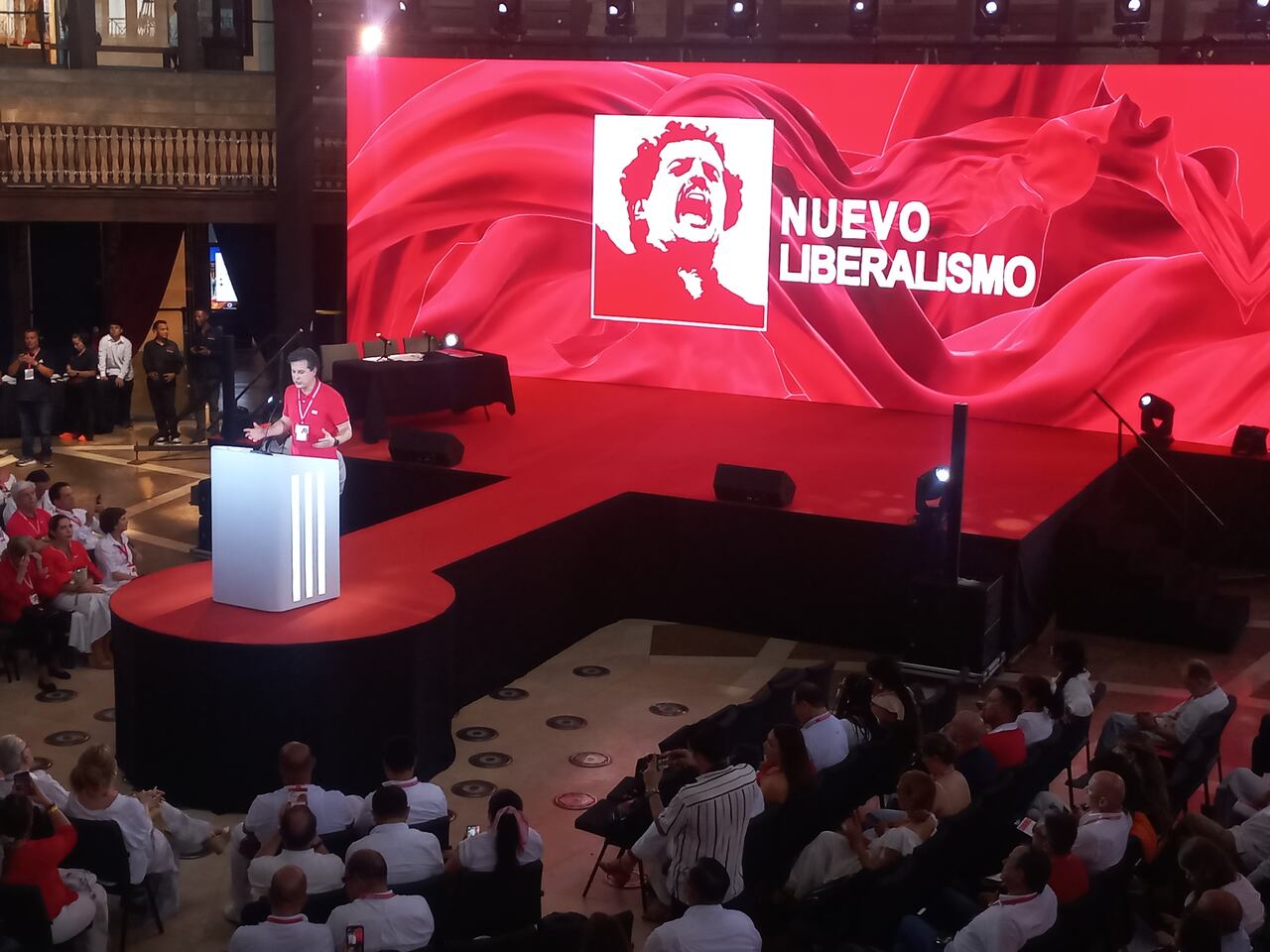 Juan Manuel Galán en la convención del Nuevo Liberalismo