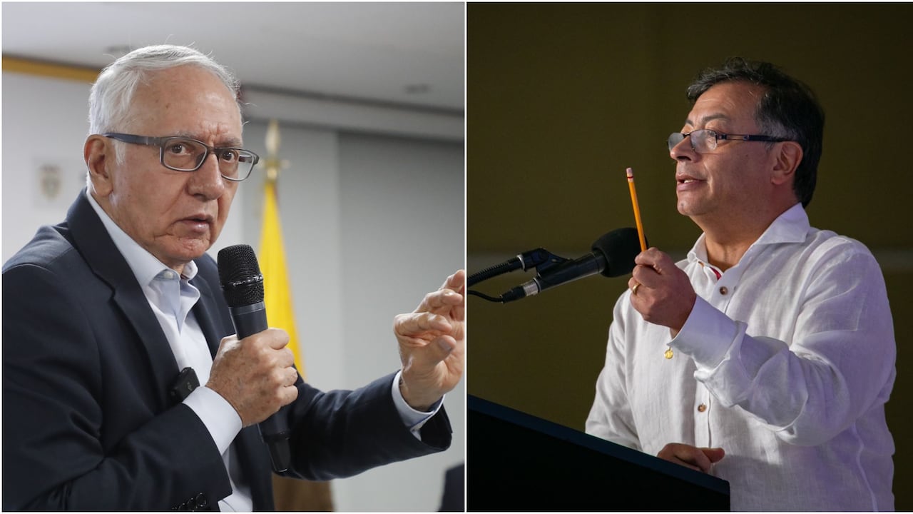 Presidente Gustavo Petro y el ministro de Salud Guillermo Alfonso Jaramillo