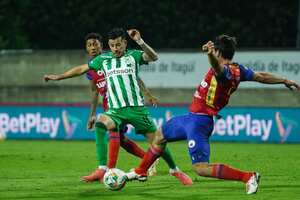 Imagen del duelo entre Nacional y Pasto este jueves.