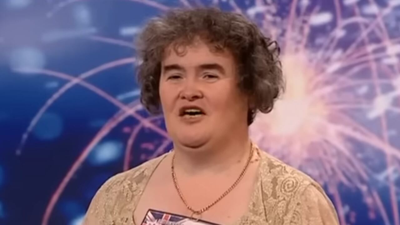 Susan Boyle saltó a la fama por su participación en un reality de canto.