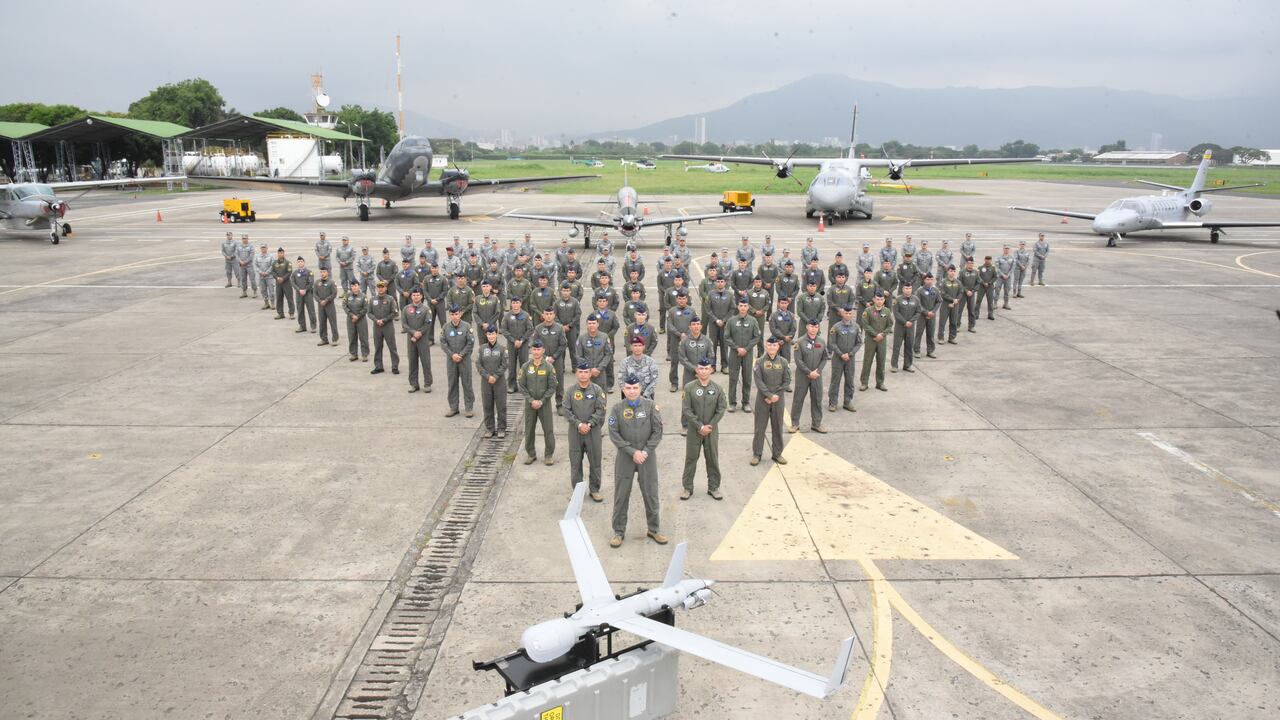 Los antidrones fueron desarrollados tecnológicamente por la misma Fuerza Aérea.