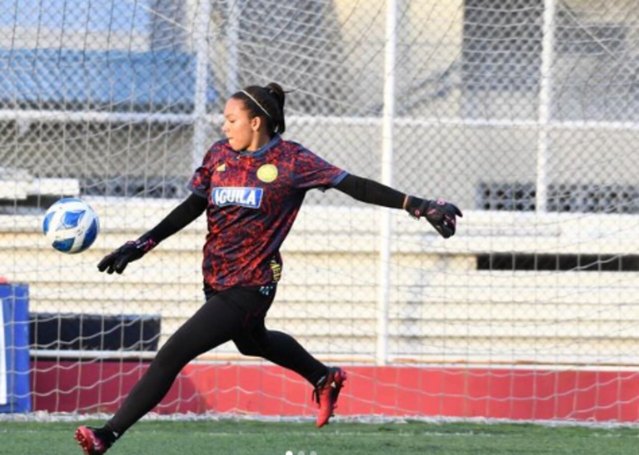 Luisa Agudelo, arquera de la Selección Colombia Femenina.