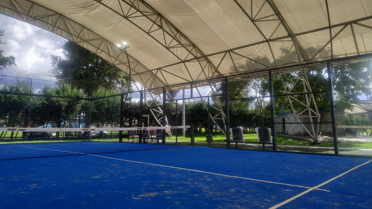 Imagen del nuevo club de pádel en Bogotá.