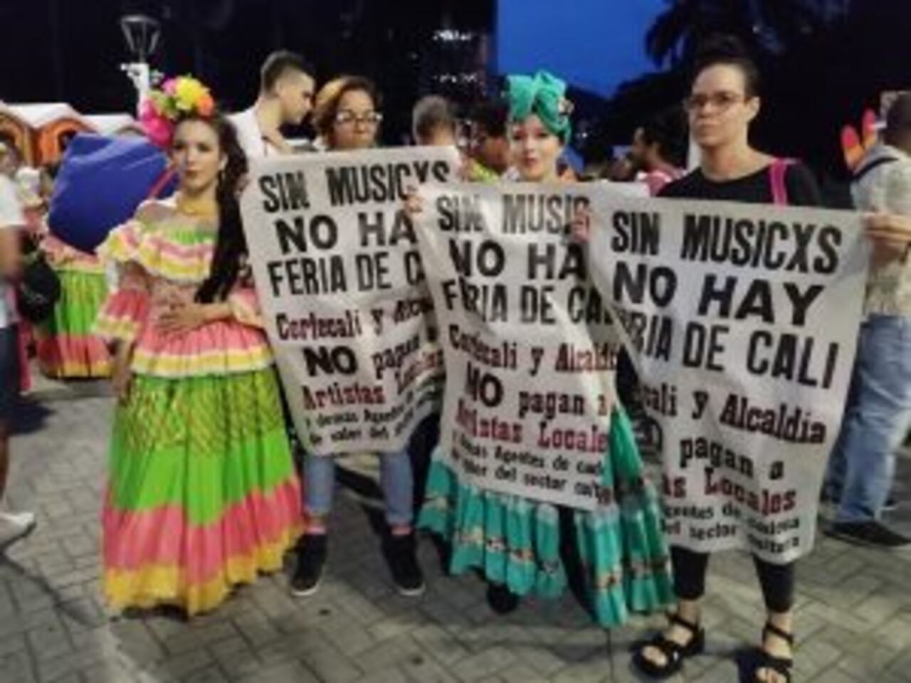 Denuncia de artistas caleños a Corfecali y Alcaldía de Cali.