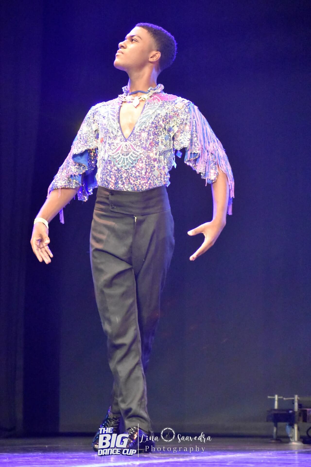 Desde los 6 años, Joaquín Andrés Díaz Valencia es bailarín de salsa.