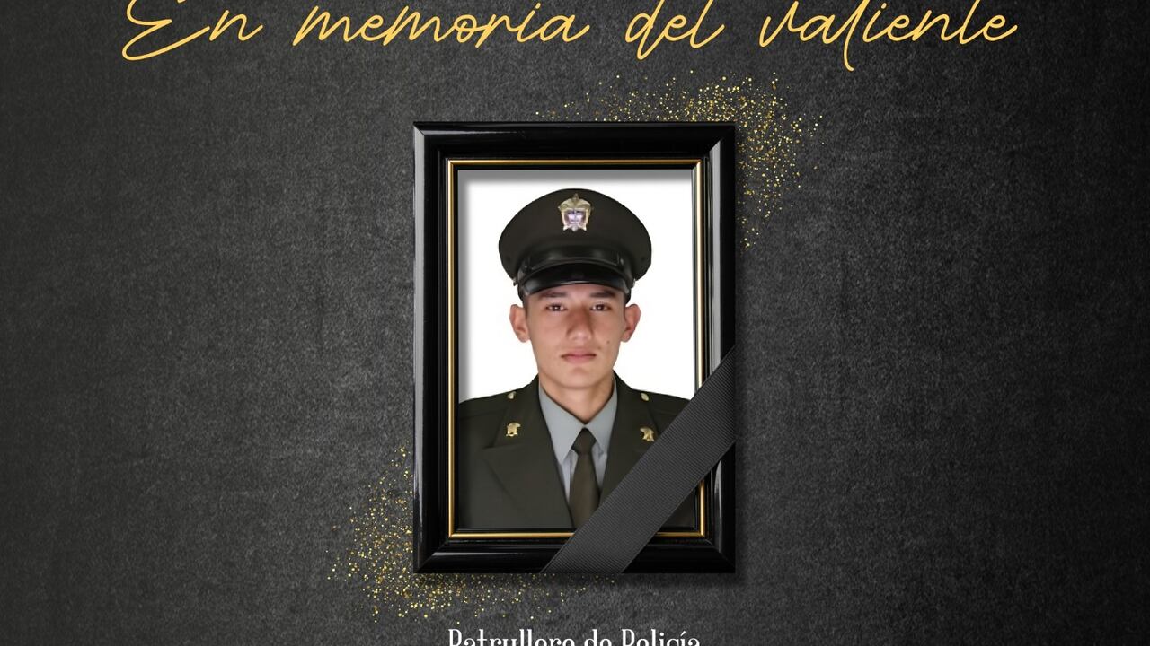 Policía asesinado en Chocó.