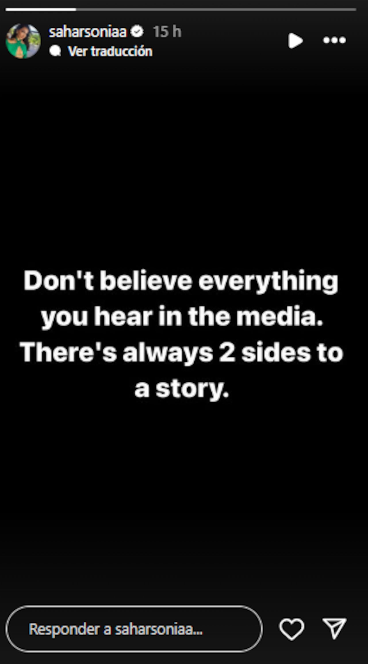 Sonia Sahar, mujer con la que Peso Pluma habría engañado a Nicky Nicole, compartió duro mensaje en su cuenta de Instagram.