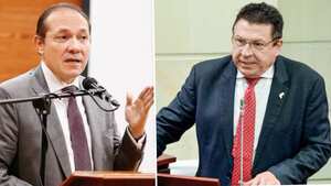 Antonio Sanguino, ministro de trabajo y el senador Miguel Ángel Pinto