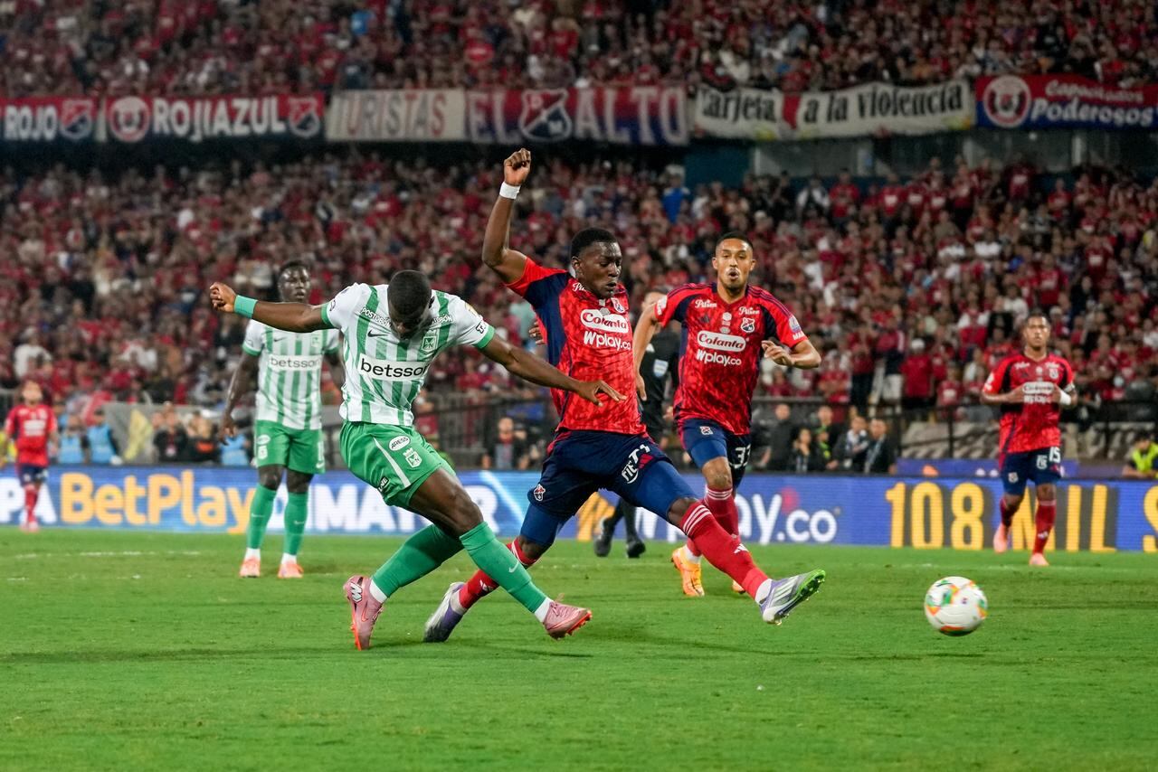 Imagen del partido de vuelta de la final de la Copa Colombia 2025, entre Independiente Medellín Atlético Nacional.