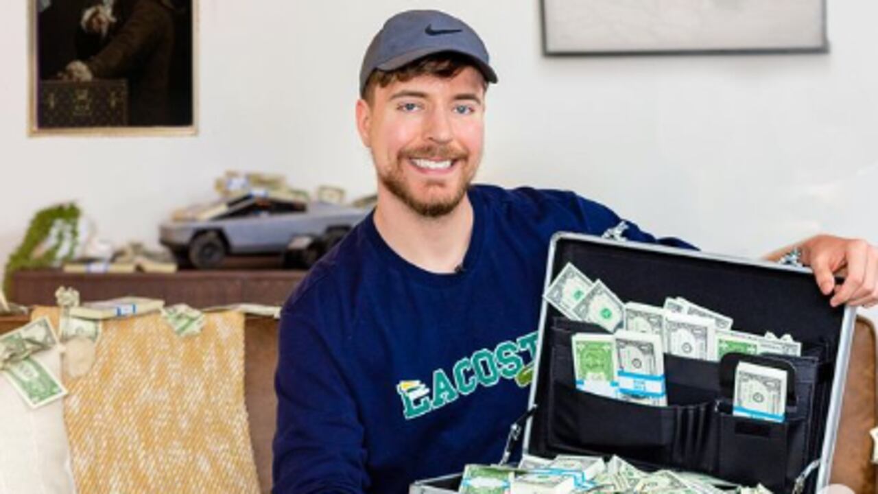 MrBeast se caracteriza por regalar exorbitantes sumas de dinero.