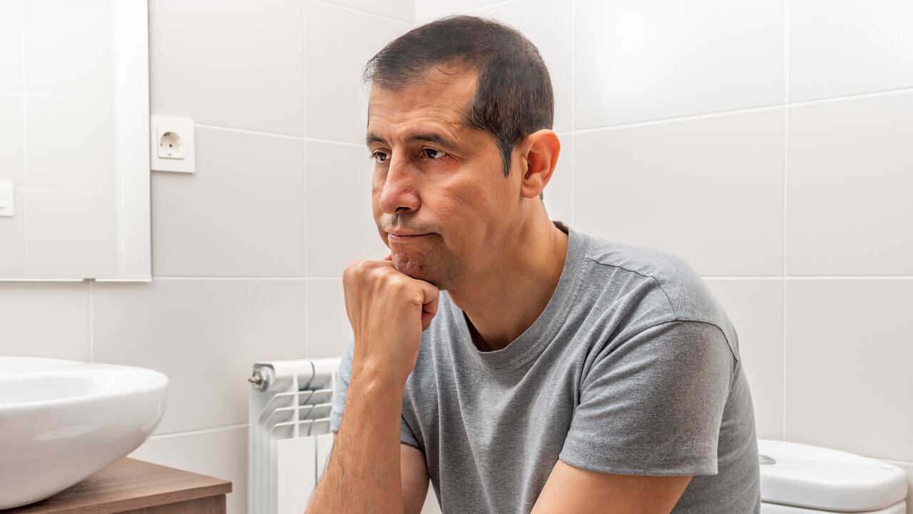 Pena para ir al baño