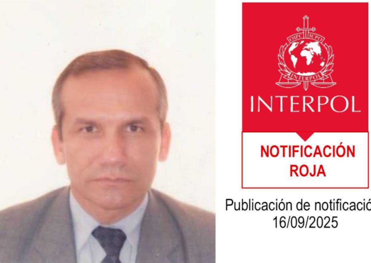 Circular Roja de Interpol en contra Carlos Ramón González.
