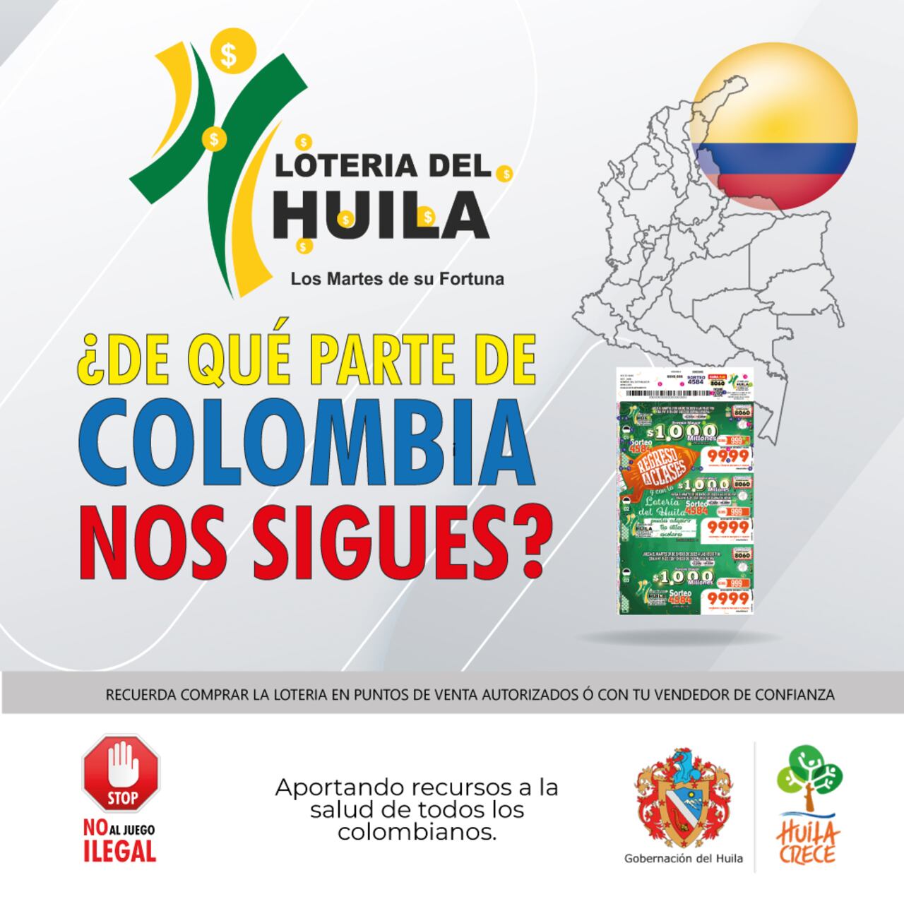 Creada en 1994, tras la liquidación de la Beneficencia del Huila, la empresa mantiene como misión generar recursos destinados a los servicios de salud.