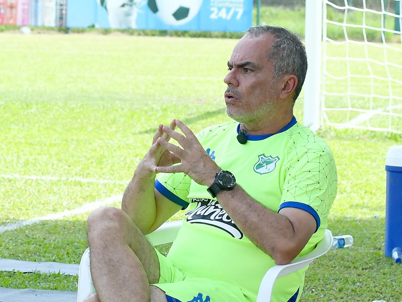 Técnico del de portivo Cali Jaime de la Pava