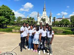 La agrupación Matachindé estuvo presente en el Festival de Jazz de Nueva Orleans como parte de la circulación de artistas del Festival Petronio Álvarez.