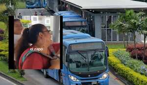 Pareja de Tiktokers criticaron gestión del alcalde Ospina y no pagaron el pasaje del MIO.