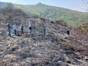 Dagma inspecciona zona del incendio en el sector del Cabuyal de Cristo Rey