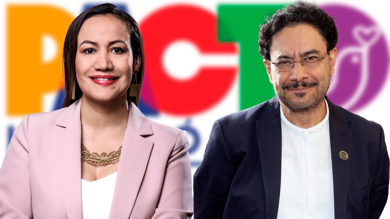 Carolina Corcho e Iván Cepeda.