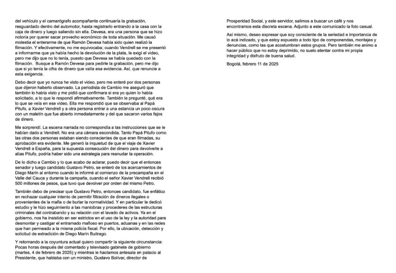 Augusto Rodríguez revela detalles sobre la participación de alias 'Papá Pitufo' en la campaña de Gustavo Petro