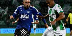 Millonarios y Nacional se verán las caras en la final del torneo apertura en Colombia. Foto: Dimayor.