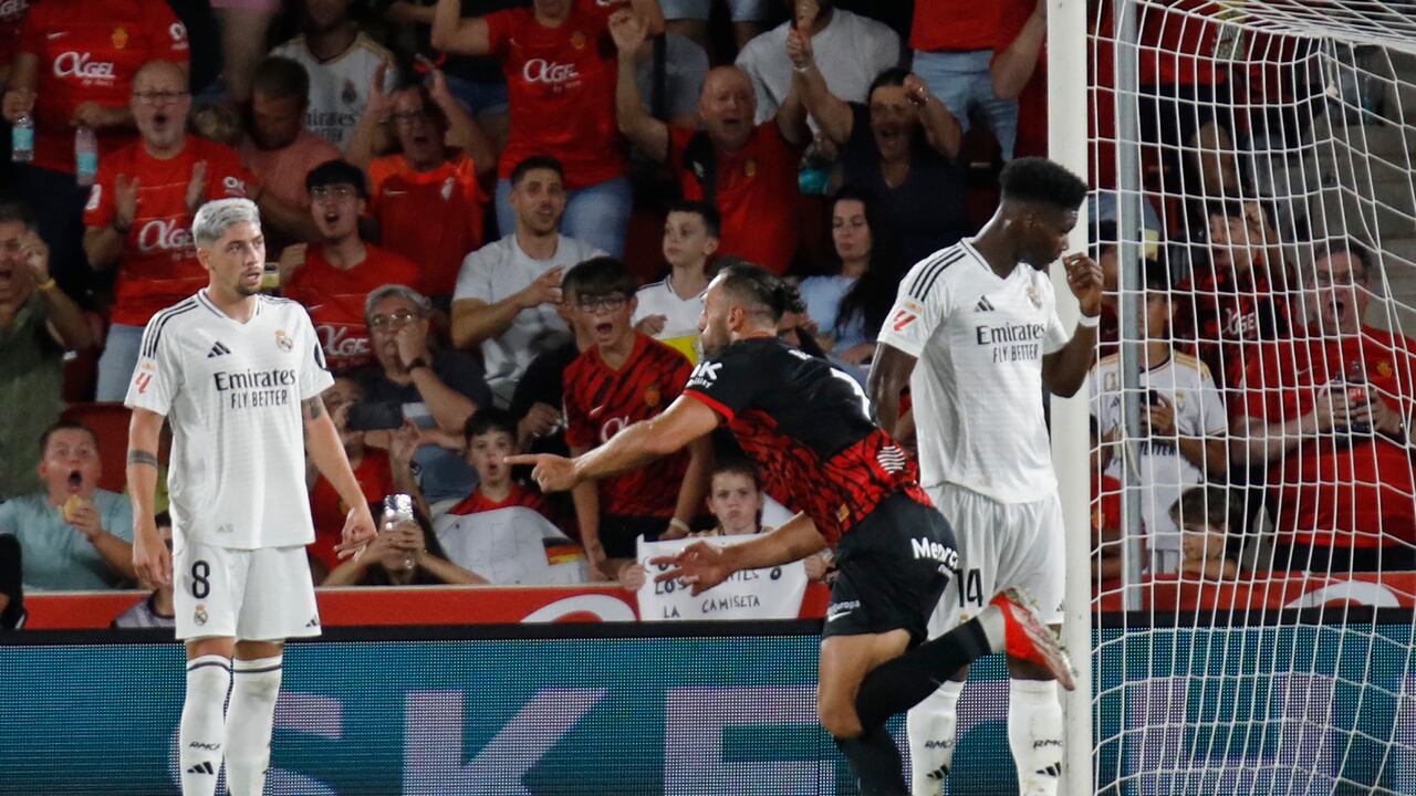 Real Madrid pinchó en su primer partido de la liga española, no pasó del empate ante un aguerrido Mallorca