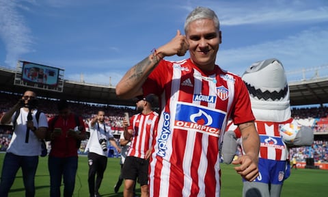 Juan Fernando Quintero. Foto: Twitter Club Junior FC (@JuniorClubSA).