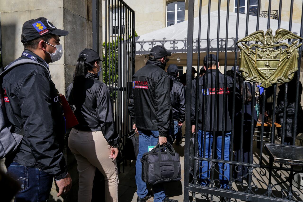 Inspección de la Fiscalía General de la Nación a al Casa de Nariño