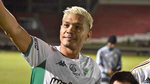 Teófilo Gutiérrez cuando vestía los colores del Deportivo Cali en la temporada 2023-ll.