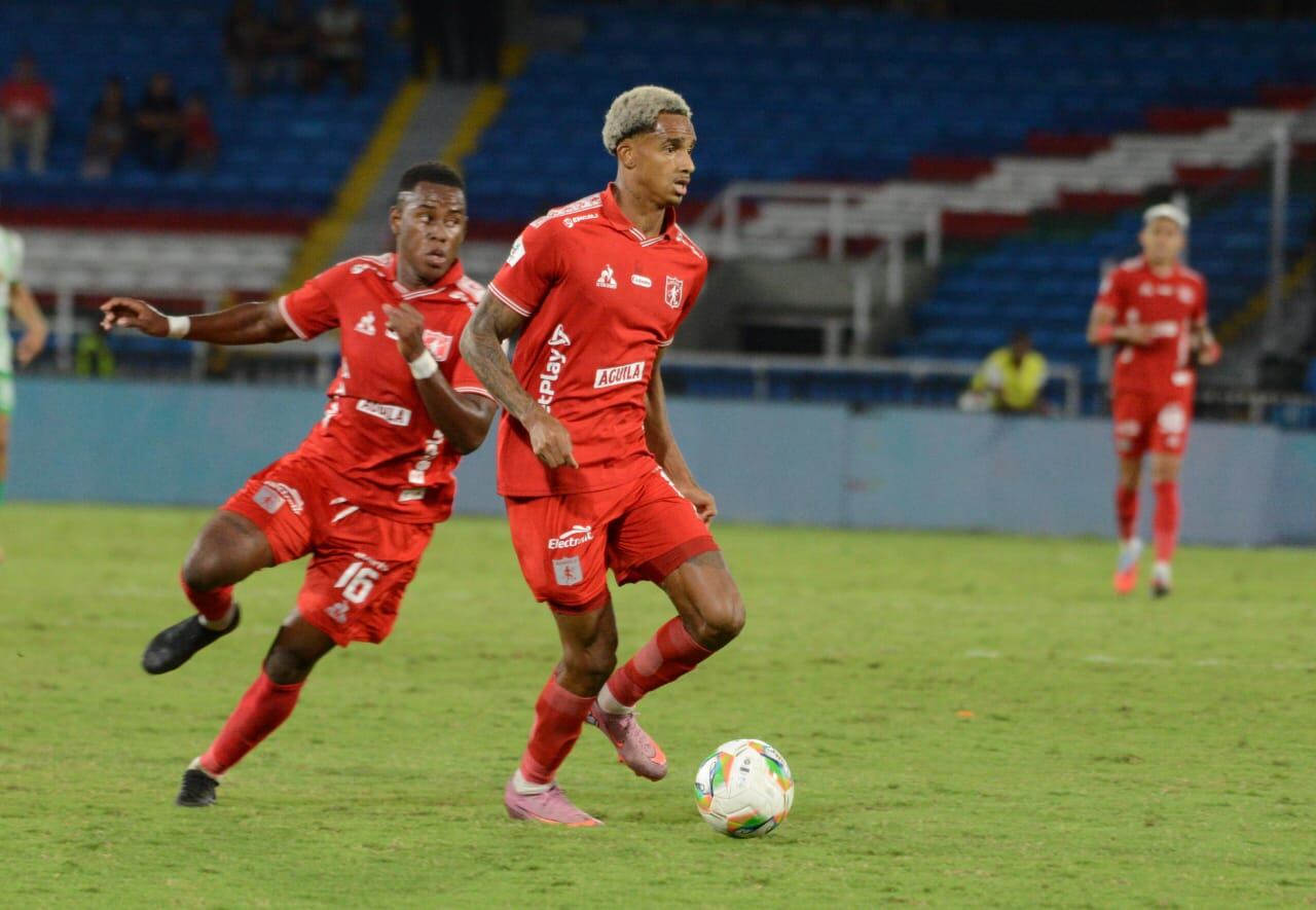 Momentos del encuentro por la fecha 6 del Grupo A de los cuadrangulares semifinales del segundo semestre de la Liga Colombiana 2025, entre América de Cali y Atlético Nacional.