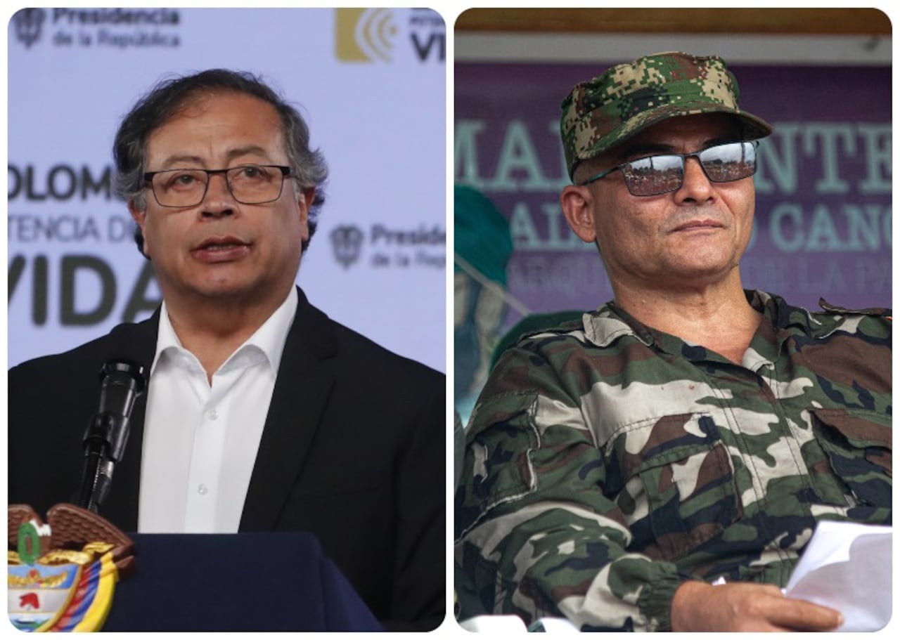 Gustavo Petro e Iván Mordisco