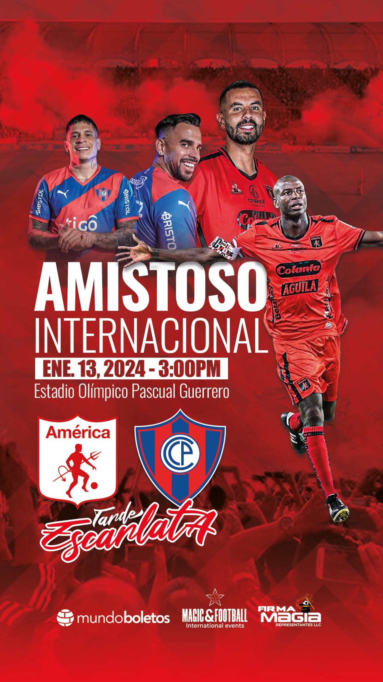 América de Cali anunció su 'Tarde Escarlata'.