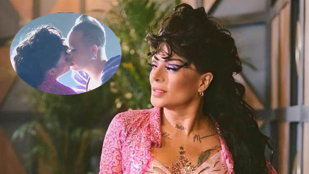 ¿Y el novio? Marbelle besa en show de ‘La descarga’ a un participante