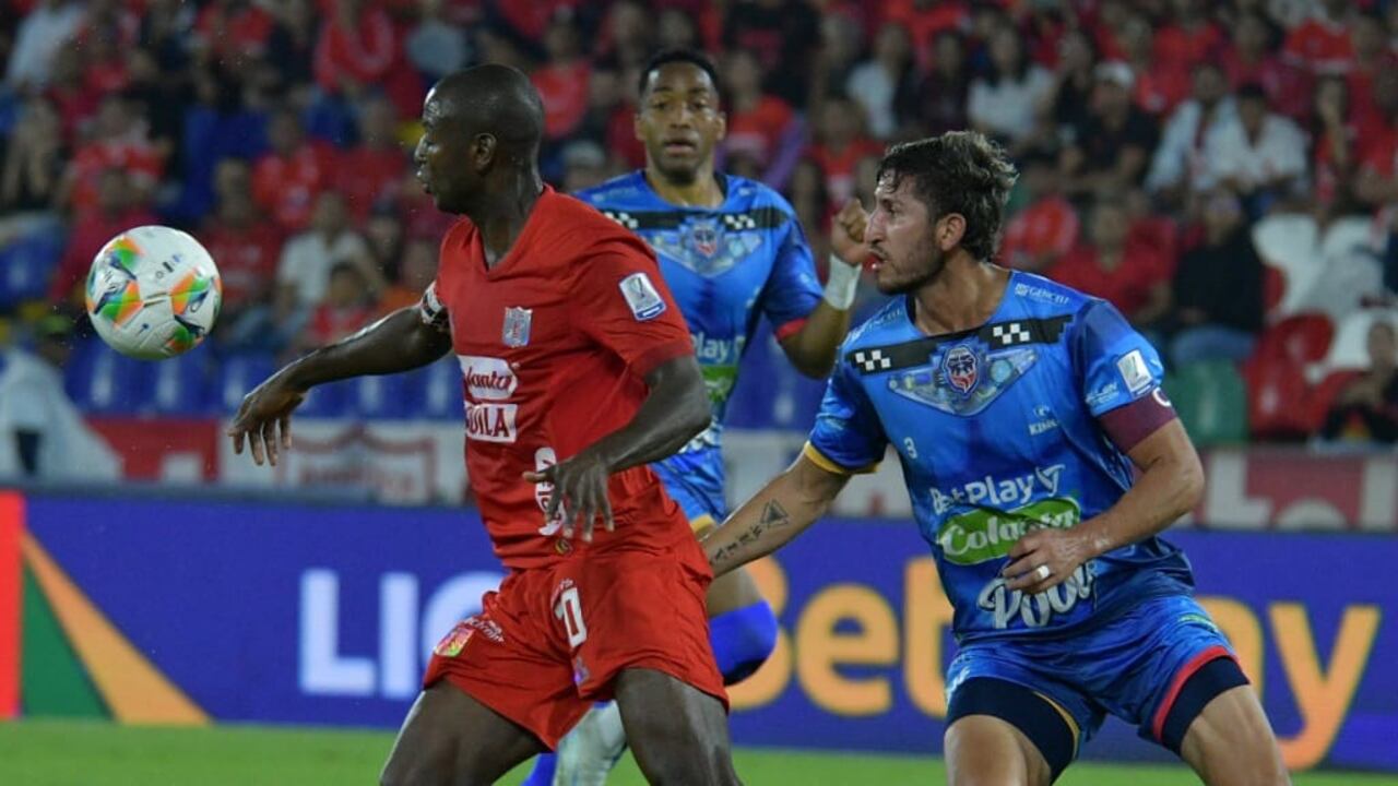 Imágenes del juego entre América de Cali y Fortaleza, por la fecha 12 de la Liga Betplay 2024 II.