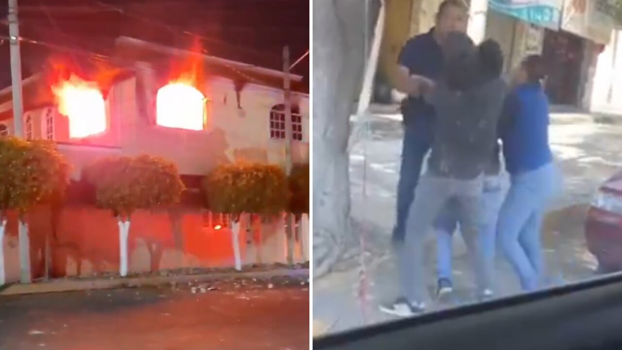 Así quedó la casa de los señalados agresores luego de las represalias de la comunidad.