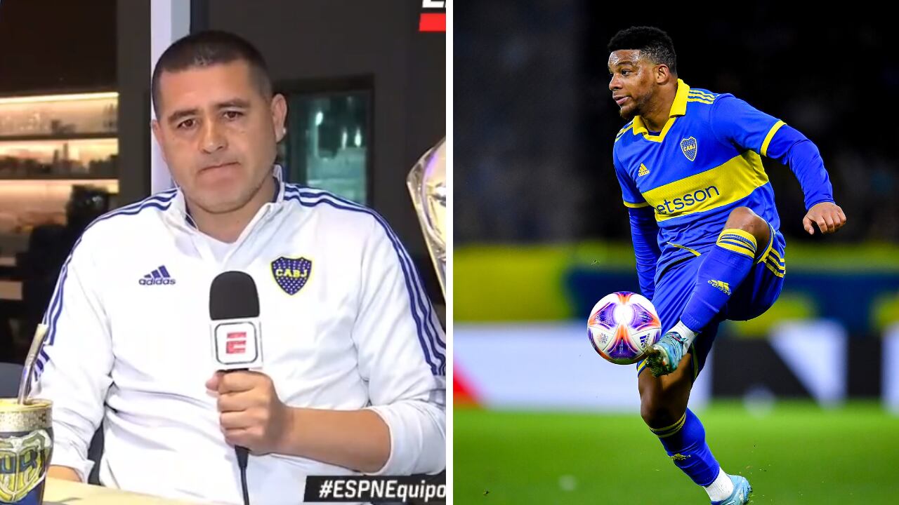 Juan Román Riquelme muestra su admiración por Frank Fabra