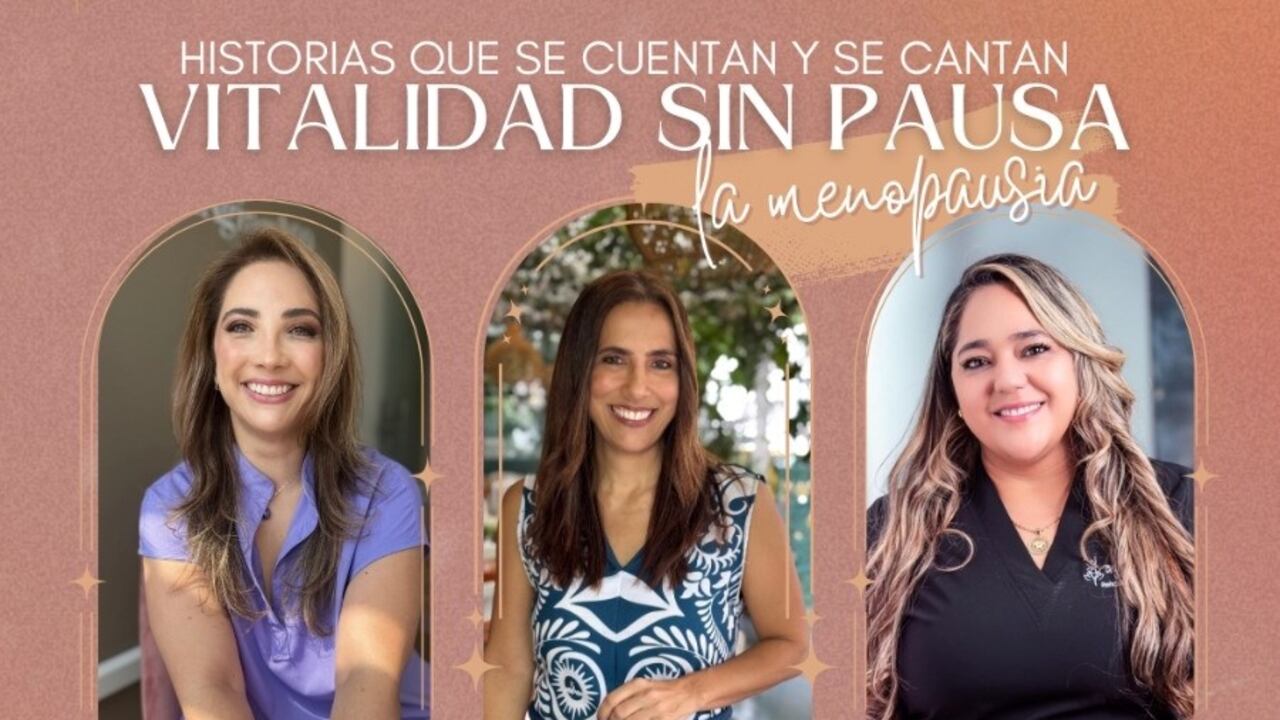 Elena junto al músico Alfredo Ágredo, quien acompaña las charlas.