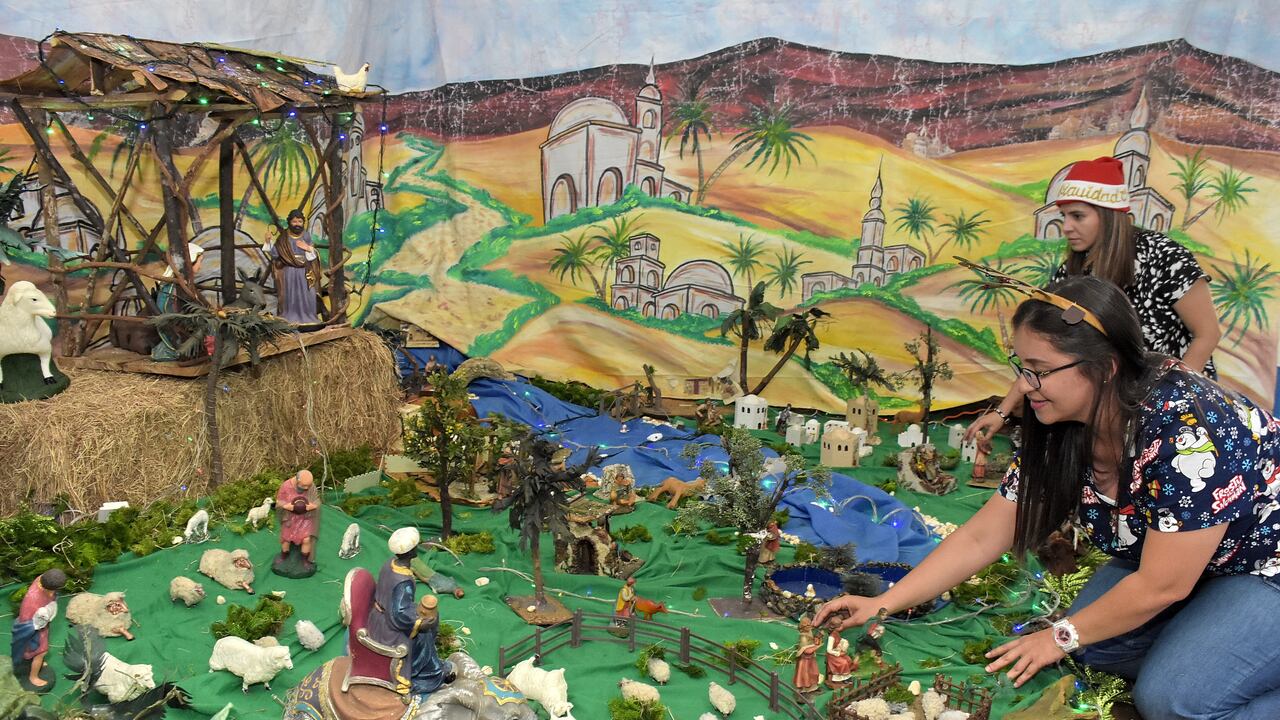 Celebración Novena Navideña Instituto de Ciegos y Sordos.