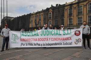 Manifestación frente a la Corte Suprema de Justicia
Fecode, convocado por el Presidente Gustavo Petro