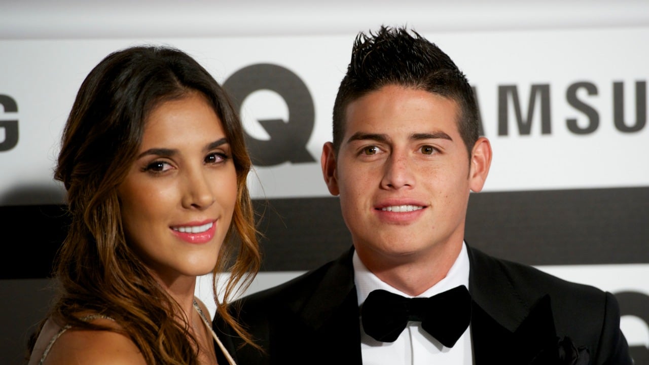 James Rodríguez y Daniela Ospina
